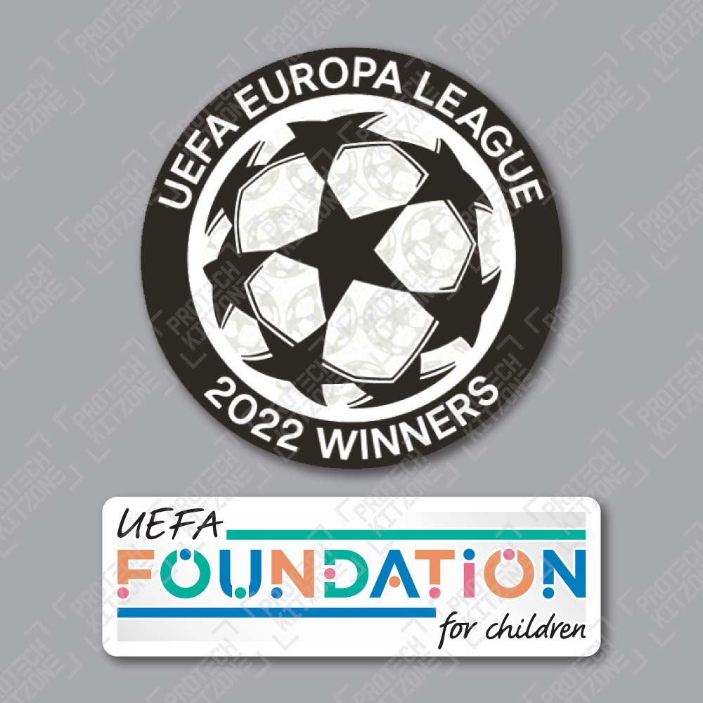 Official Sporting iD UEFA UEL Titleholder 2022 + UEFA Foundation Badge Set (NEW UEFA UEL CHAMP22 SET, UEFA Champions League, ) by www.protechkitzone.com Official Sporting iD UEFA UEL Titleholder 2022 + UEFA Foundation Badge Set, UEFA Champions League, NEW UEFA UEL CHAMP22 SET,