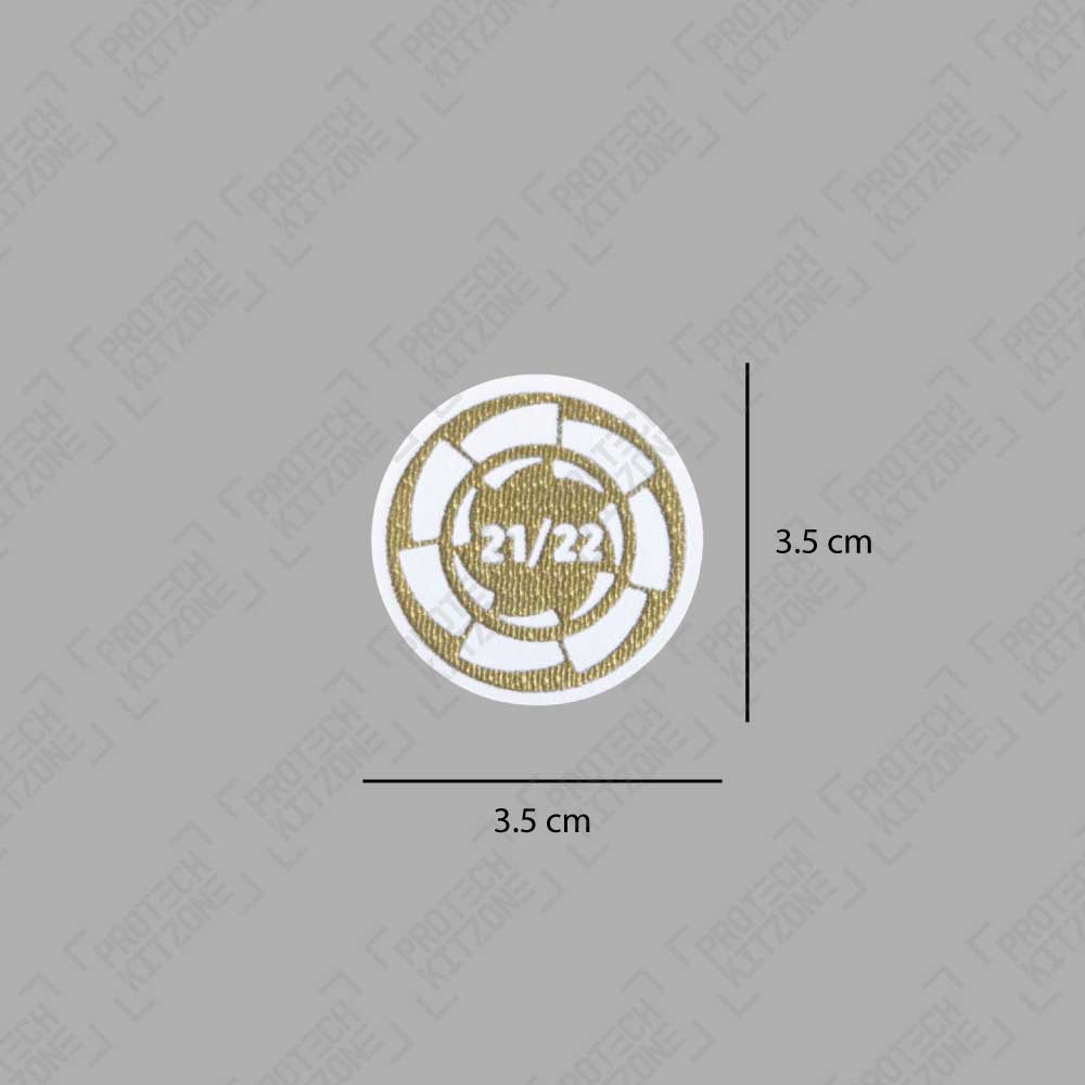 Official La Liga 2021/22 Champions Badge (For Real Madrid 2022/23 Shirts) Official La Liga 2021/22 Champions Badge (For Real Madrid 2022/23 Shirts)