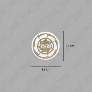 Official La Liga 2021/22 Champions Badge (For Real Madrid 2022/23 Shirts)