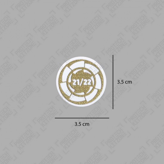 Official La Liga 2021/22 Champions Badge (For Real Madrid 2022/23 Shirts)