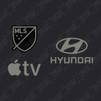 Official MLS Sleeve Badge + Apple TV + Hyundai (For Nashville SC 2023 Away Shirt) 