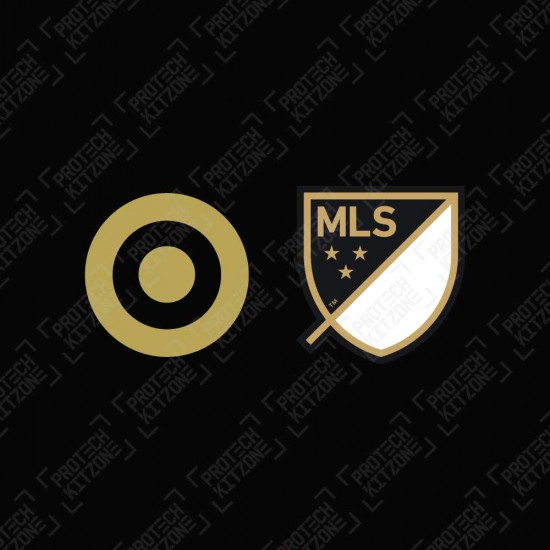 Official MLS Sleeve Badge + Target Sleeve Sponsor (For LAFC 2022 Black/Gold Shirt)