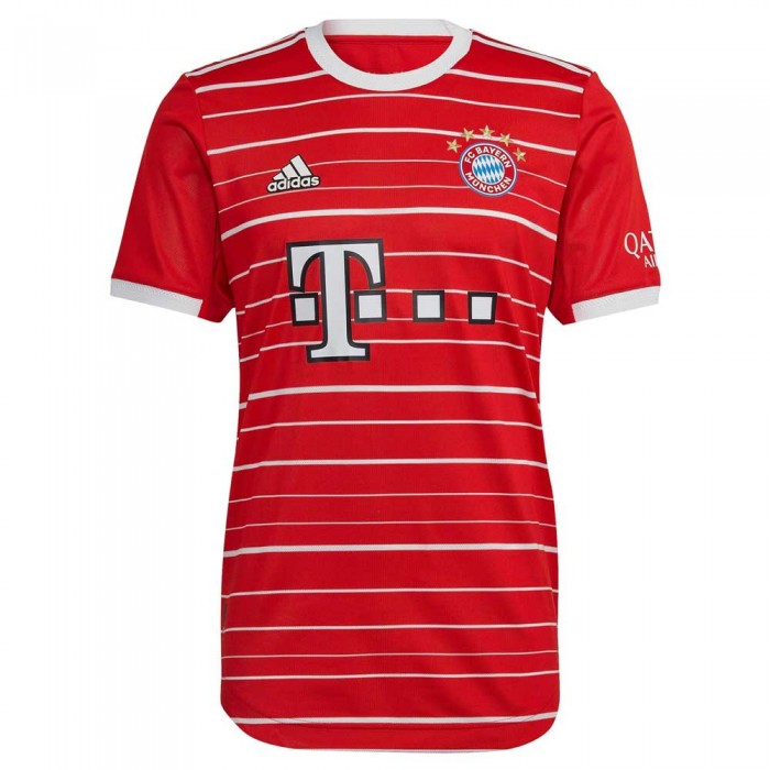 [Player Edition] FC Bayern Munich 2022/23 Authentic Home Shirt, 2022/23 Season Jerseys, HT4825, Adidas