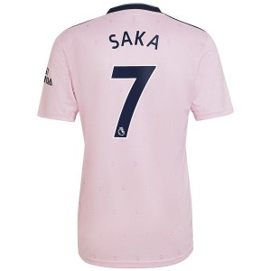 Arsenal 2022/23 Third Shirt with Saka 7 (Premier League) 