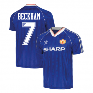 adidas Manchester United OG 1988-90 Third Jersey With Beckham 7