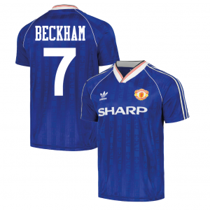 adidas Manchester United OG 1988-90 Third Jersey With Beckham 7
