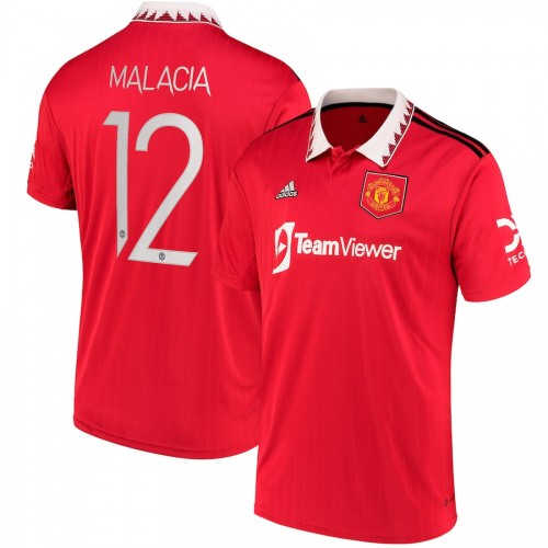 Manchester United 2022/23 Home Shirt With Players  Name and Numbering, 2022/23 Season Jersey, H13881, Adidas