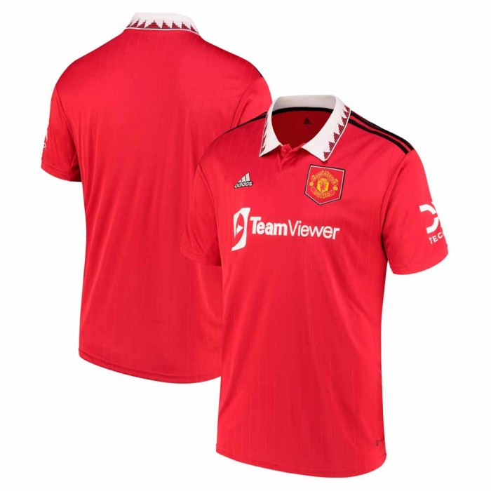 Manchester United 2022/23 Home Shirt with Cup Nameset