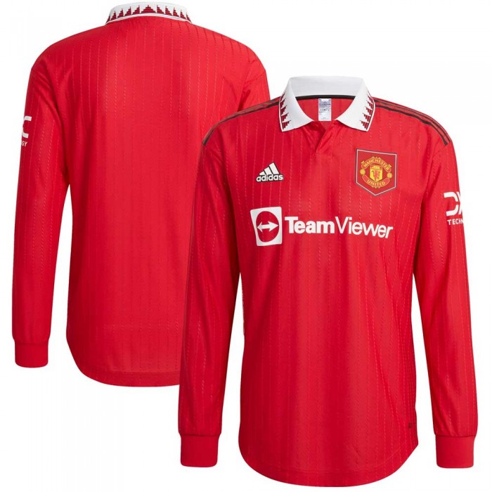 [PLAYER EDITION] Manchester United 2022/23 HEAT.RDY Long Sleeve Home Shirt, 2022/23 Season Jersey, HN5748, Adidas