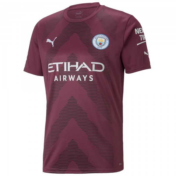 Manchester City 2022/23 Goalkeeper Shirt - Grape Wine-Puma Black