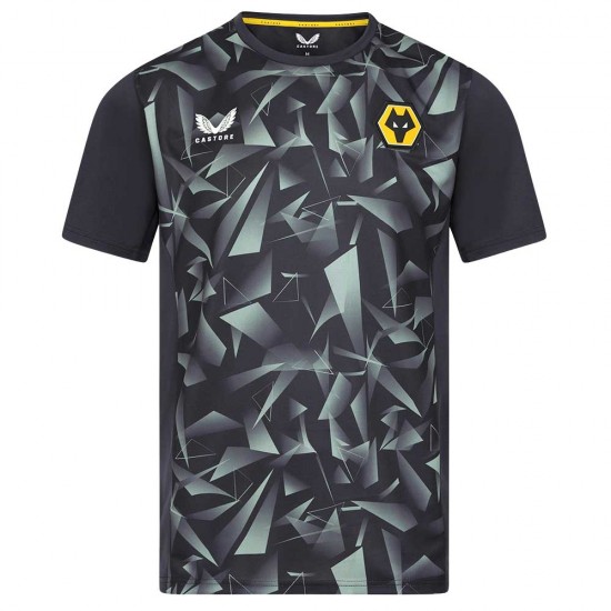 Wolves 2022/23 Matchday Warm Up T-Shirt - Black