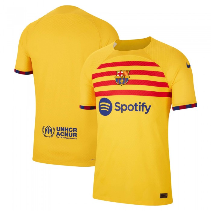 [Player Edition] FC Barcelona 2022/24 Dri Fit Adv. Fourth Shirt with Nameset