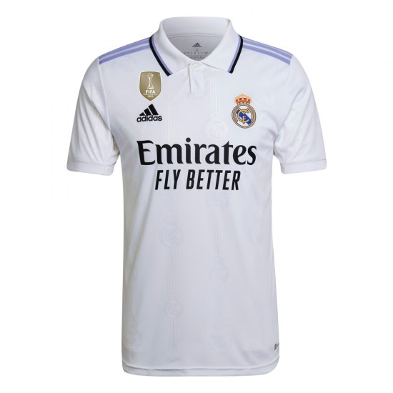 Real Madrid 2022/23 Home Shirt with 2022 Club World Champions