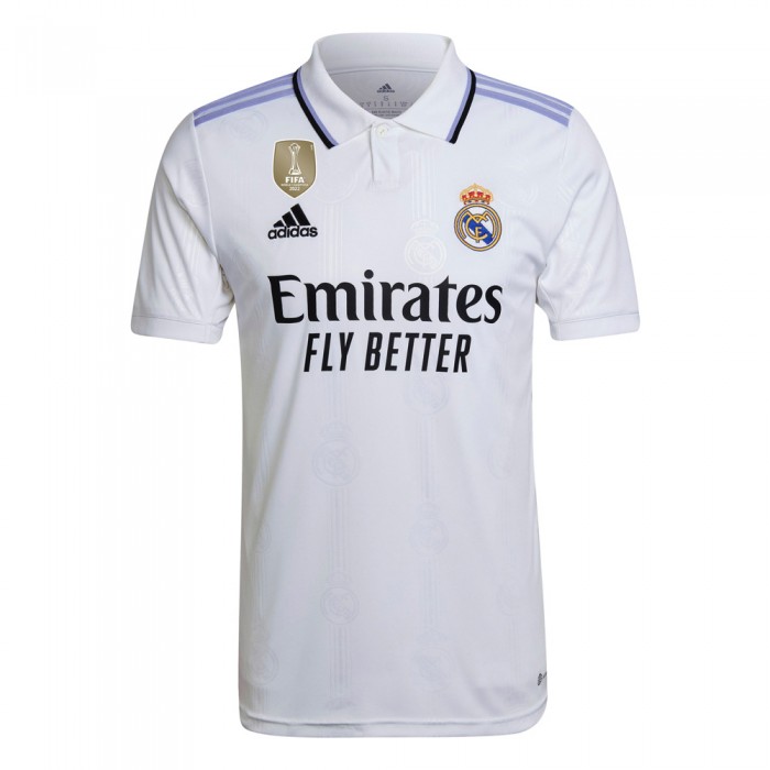 Real Madrid 2022/23 Home Shirt With Benzema 9 And 2022 CWC