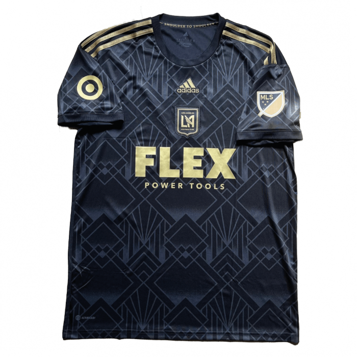 LAFC 2022 Home Shirt With Chiellini 14 (MLS Full Set Version) 