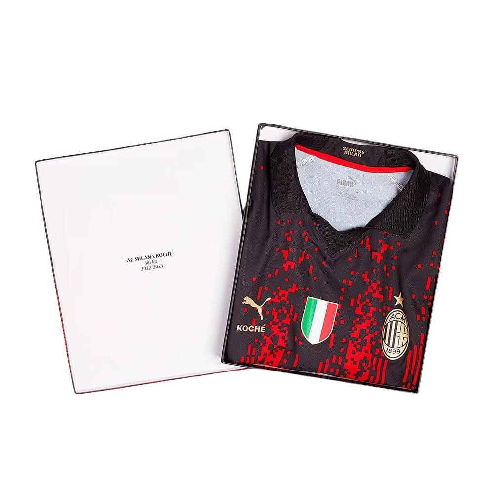 [Player Edition] AC Milan x KOCHÉ 22/23 Ultraweave Fourth Shirt With Giroud 9 and Box (Serie A Full Set Version) - Size M 