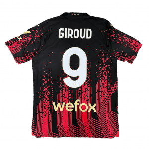 [Player Edition] AC Milan x KOCHÉ 22/23 Ultraweave Fourth Shirt With Giroud 9 and Box (Serie A Full Set Version) - Size M 
