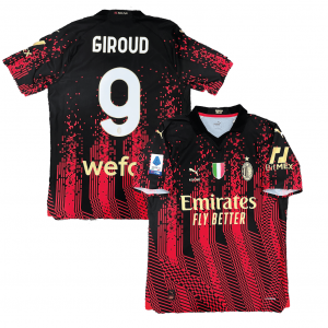 [Player Edition] AC Milan x KOCHÉ 22/23 Ultraweave Fourth Shirt With Giroud 9 and Box (Serie A Full Set Version) - Size M 