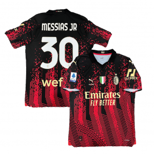 [Player Edition] AC Milan x KOCHÉ 22/23 Ultraweave Fourth Shirt With Messias Jr 30 and Box (Serie A Full Set Version) 