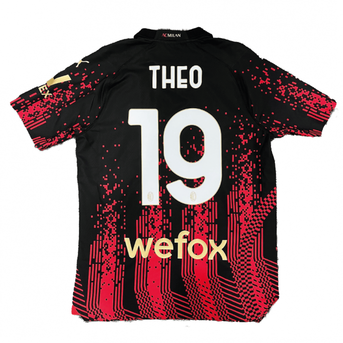 [Player Edition] AC Milan x KOCHÉ 22/23 Ultraweave Fourth Shirt With Theo 19 and Box (Serie A Full Set Version) - Size M 