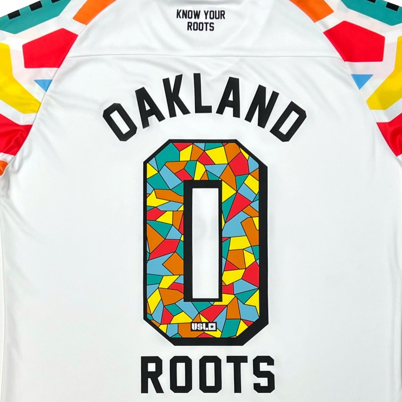Oakland Roots SC x MEYBA 2023 Away Jersey Ft. Anthem Blue Cross