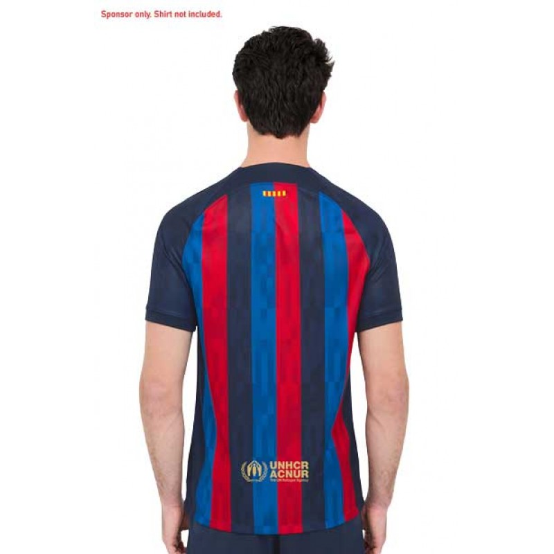 Spotify + UNHCR ACNUR The UN Refugee Agency Sponsors (For Barcelona 2022/23 Home Shirt)