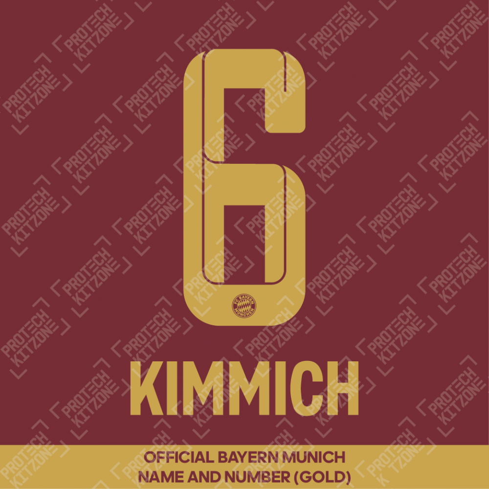 Kimmich 6 (Official FC Bayern Munich 2022/23 Oktoberfest Name and Numbering) 
