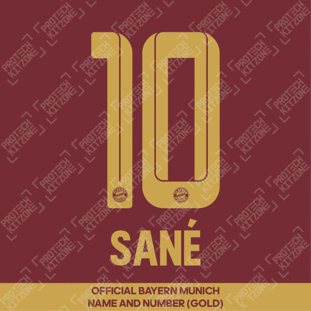 Sané 10 (Official FC Bayern Munich 2022/23 Oktoberfest Name and Numbering) 
