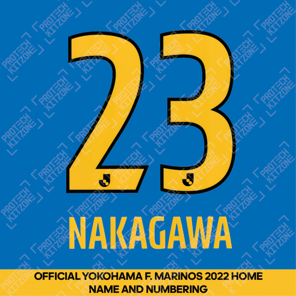 Nakagawa 23 (Official Yokohama F. Marinos 2022 Home Name and Numbering) Nakagawa 23 (Official Yokohama F. Marinos 2022 Home Name and Numbering)