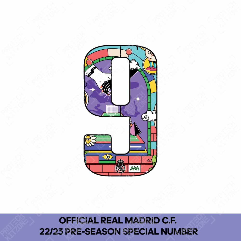 Number 9 (Official Real Madrid FC 2022/23 Pre-Match Special Number) Number 9 (Official Real Madrid FC 2022/23 Pre-Match Special Number)
