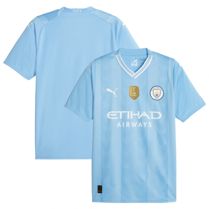 Manchester City 2023/24 Home Shirt With 2023 CWC (Overseas Imported) 