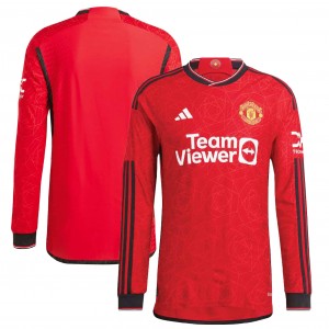 [Long Sleeve - Player Edition] Manchester United 2023/24 Heat Rdy. Home Shirt