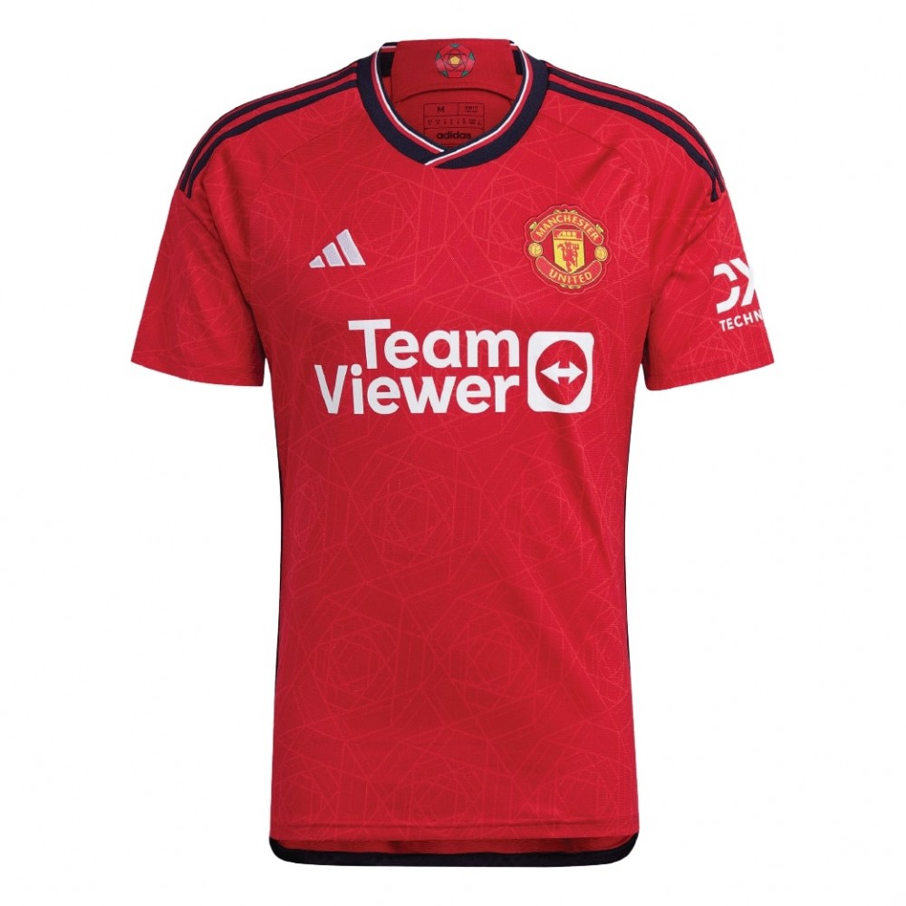 Manchester United 2023/24 Home Shirt with Højlund 11 - Premier League Version