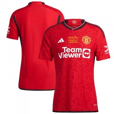 [Player Edition] Manchester United 2023/24 Heat Rdy. Home Shirt - FA Cup Final Edition (Embroidered Match Details) 