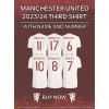 [Free Printing] Manchester United 2023/24 Third Shirt With Cup Nameset 
