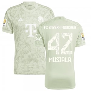 FC Bayern Munich 2023/24 Oktoberfest Shirt With Musiala 42 - Official Club Version Nameset (Bundesliga Full Set Version) 