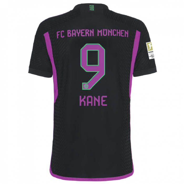 [Player Edition] FC Bayern Munich 2023/24 Heat Rdy. Away Shirt With KANE 9 - Bundesliga Full Set Version 