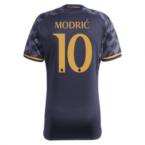 Real Madrid 2023/24 Away Shirt With 2022 Club World Champions And Modric 10