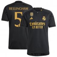 Real Madrid 2023/24 Third Shirt With 2022 Club World Champions And Bellingham 5