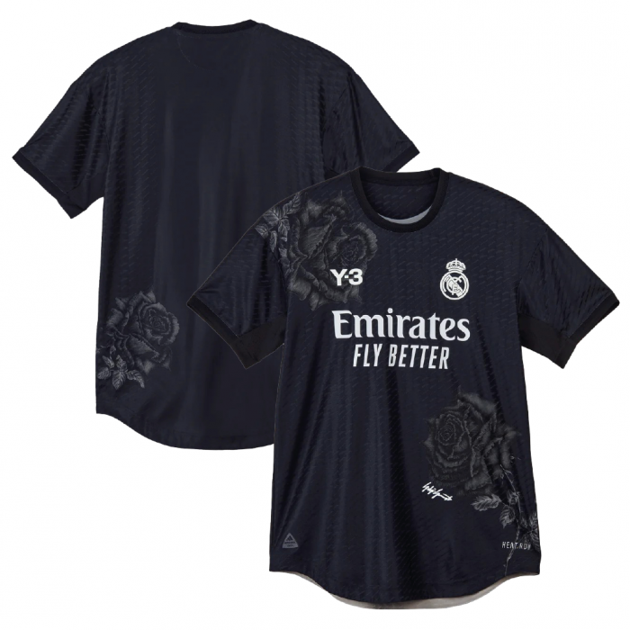 [Limited Edition] Adidas Y-3 Real Madrid 2023/24 Heat Rdy. Goalkeeper Fourth Shirt - Black 