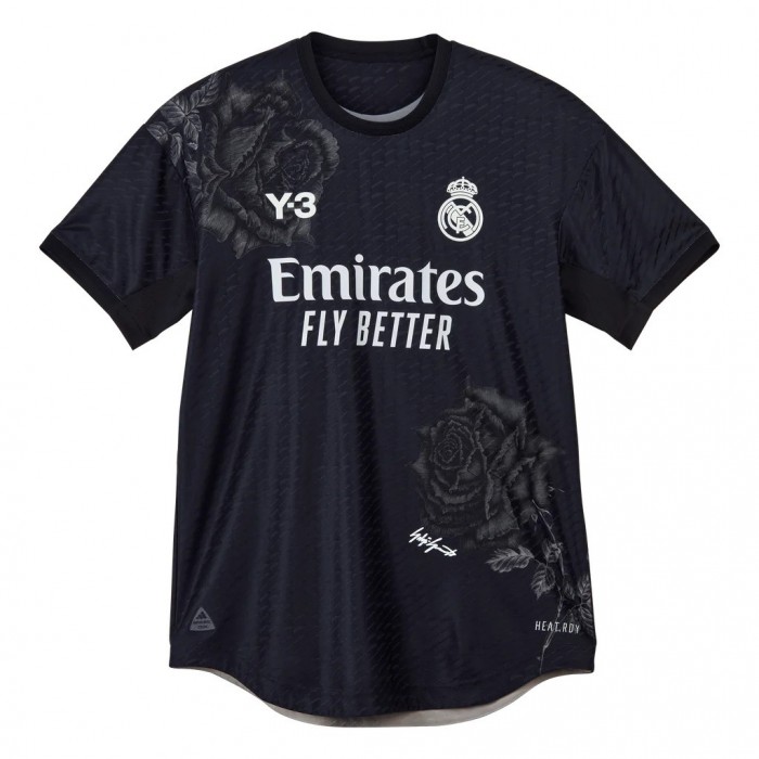 [Limited Edition] Adidas Y-3 Real Madrid 2023/24 Heat Rdy. Goalkeeper Fourth Shirt - Black 
