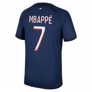 [Player Edition] Paris Saint-Germain 2023/24 Dri-Fit Adv. Home Shirt with Mbappé 7 - Ligue 1 Version