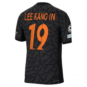 [Player Edition] PSG x Jordan 2023/24 Dri Fit Adv. Third Shirt With Lee Kang In 19 - Ligue 1 / UEFA Champions League Full Set Version