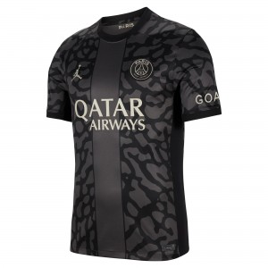 PSG x Jordan 2023/24 Third Shirt With Lee Kang In 19 - UEFA Champions League Full Set Version 