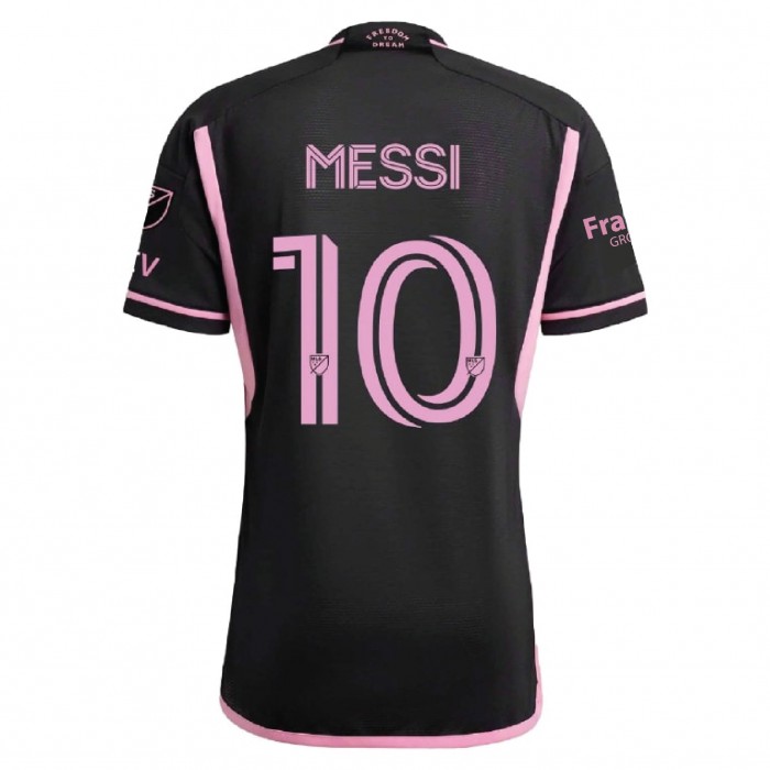 [Player Edition] Inter Miami CF 2023 Away Shirt with Messi 10 - Fullset with Patch and Sponsors 