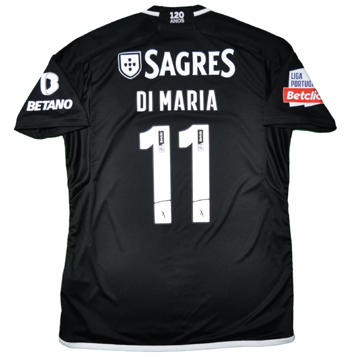 Benfica 2023/24 Away Shirt With Di Maria 11 (Liga Portugal Full Set Version) 