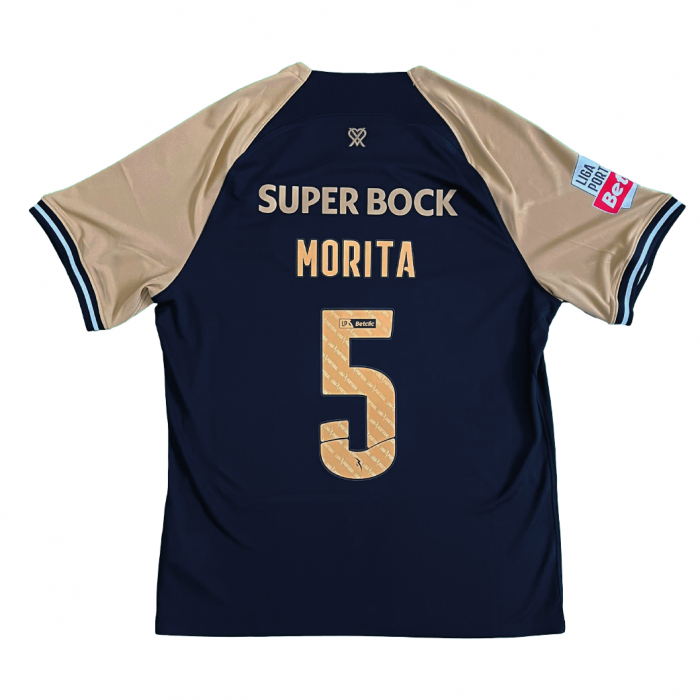 Sporting Lisbon x CR7 2023/24 Third Shirt With Morita 5 (Liga Portugal Full Set Version) 