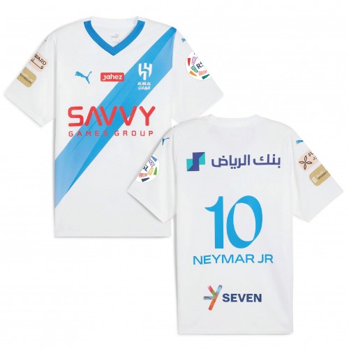 Al Hilal 2023/24 Away Shirt With Neymar Jr 10 (Saudi Pro League Full Set Version) 