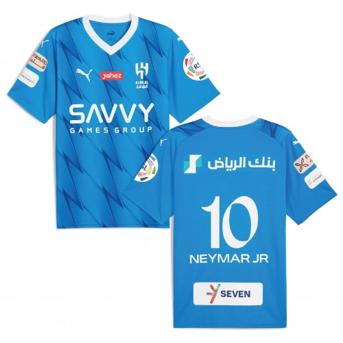 Al Hilal 2023/24 Home Shirt With Neymar Jr 10 (Saudi Pro League Full Set Version) 