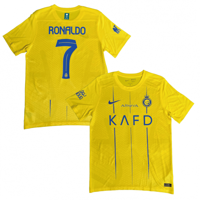 Al Nassr 2023 Home Shirt With Ronaldo 7 